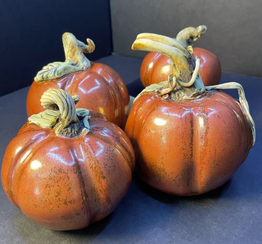 Ceramic pumpkins